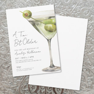 Invitación Fiesta de Cumpleaños 21 de Martini
