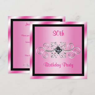 Invitación Fiesta de cumpleaños 30 de Remolinos de Plata y Di