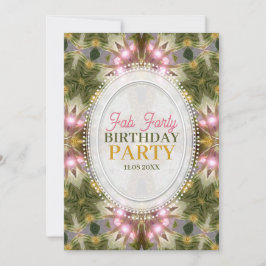 Invitación Fiesta de cumpleaños 40 de la princesa de los bosq