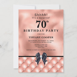 Invitación Fiesta de cumpleaños 70 de Rubor Jewel