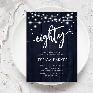 Invitación Fiesta de cumpleaños 80 de la Armada Rusa