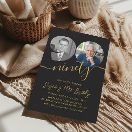Invitación Fiesta de cumpleaños 90 moderno