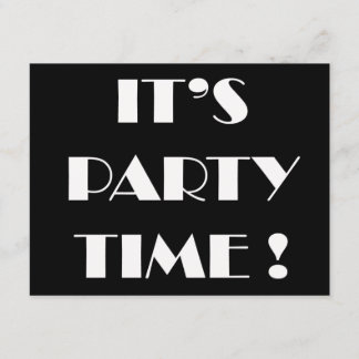 Invitación fiesta de cumpleaños a la hora del Fiesta