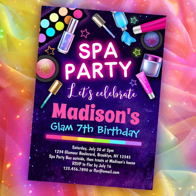 Invitación Fiesta de cumpleaños animadora (Subido por el creador)