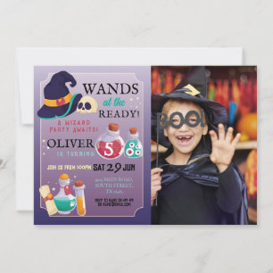 Invitación Fiesta de cumpleaños asistente quiere foto de Hall