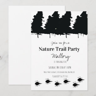 Invitación Fiesta de Cumpleaños Aventura en el Bosque del Sen
