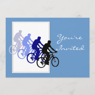 Invitación Fiesta de cumpleaños, bicicleta, bicicleta, ciclis