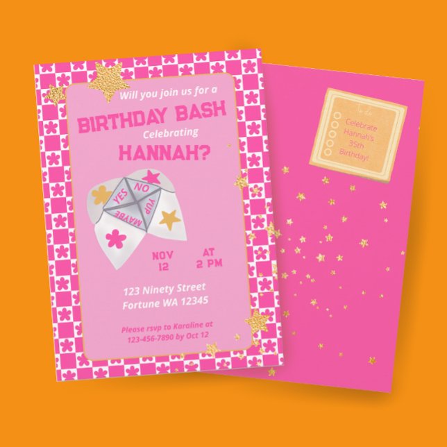 Invitación Fiesta de cumpleaños con captura de piojos retro d (Subido por el creador)