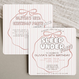 Invitación Fiesta de cumpleaños con el arco de Coquette