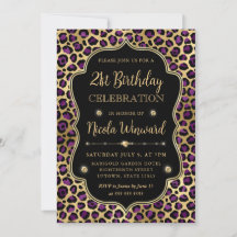 Fiesta de Cumpleaños con Estampado de Leopardo Dor