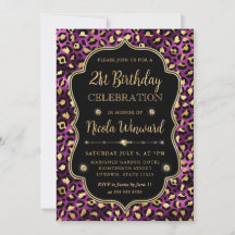 Fiesta de Cumpleaños con Estampado de Leopardo Dor