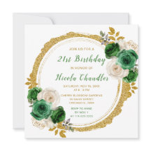 Fiesta de cumpleaños con flores elegantes de color