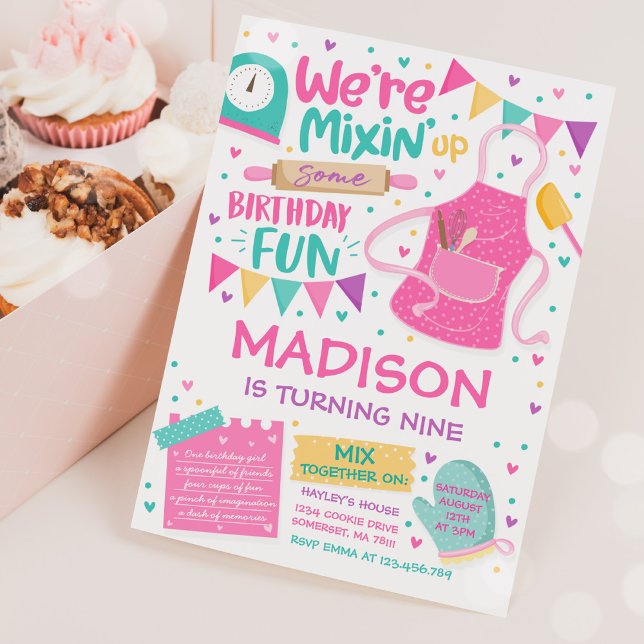 Invitación Fiesta de cumpleaños con sabor a crujiente Fiesta  (Subido por el creador)