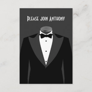 Invitación Fiesta de cumpleaños con tema de Agente Secreto
