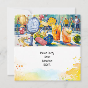 Invitación Fiesta de cumpleaños con tema de pelota