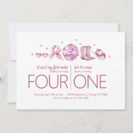 Invitación Fiesta de cumpleaños conjunta - Tema de la chica d