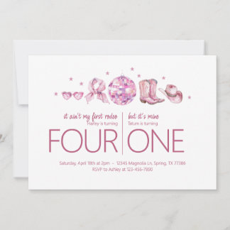 Invitación Fiesta de cumpleaños conjunta - Tema de la chica d