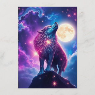 Invitación Fiesta de Cumpleaños Cósmico Estrellas Galaxia Lob