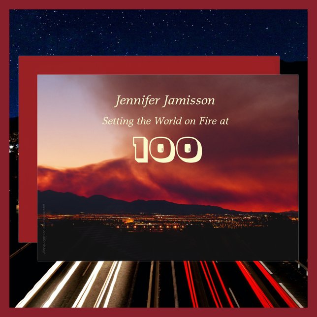 Invitación Fiesta de cumpleaños de 100 años invita a un mundo (Subido por el creador)