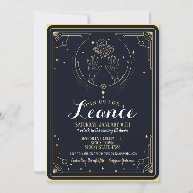 Invitación Fiesta de cumpleaños de adulto (Anverso)