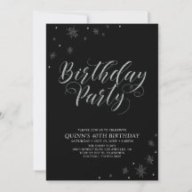 Fiesta de Cumpleaños de Adultos con Fotos Modernas