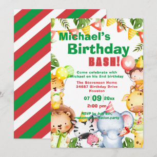 Invitación Fiesta de cumpleaños de animales de compañía