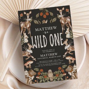 Invitación Fiesta de cumpleaños de animales silvestres de un