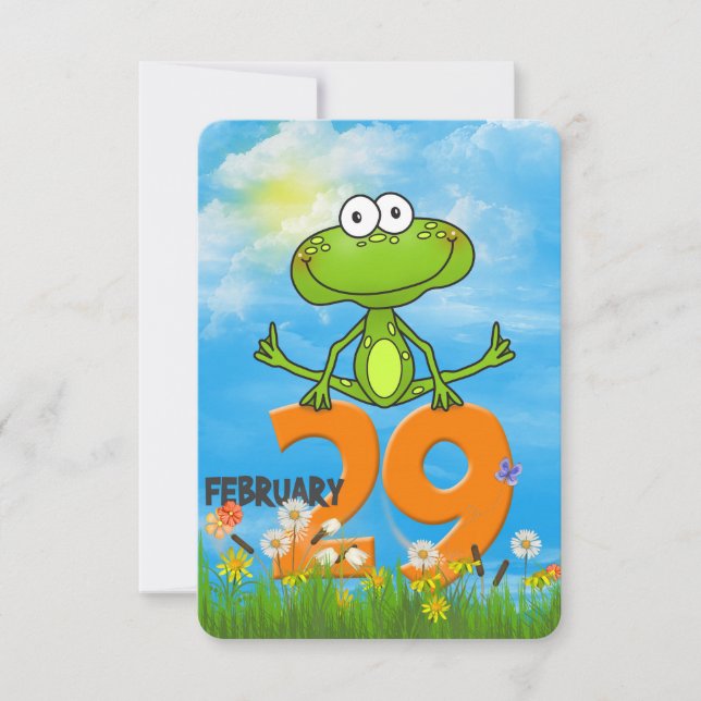 Invitación Fiesta de cumpleaños de Año Salto (Anverso)