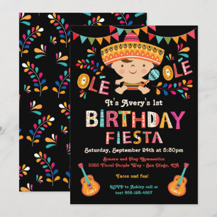 Invitación Fiesta de cumpleaños de Arte Popular Mexicano