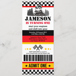 Invitación Fiesta de cumpleaños de ATV Dirt Quad BikeTicket P