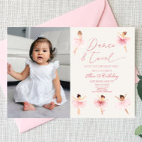Fiesta de cumpleaños de bailarina y ballet rosado