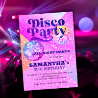 Fiesta de cumpleaños de baile disco para cualquier