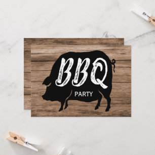 Invitación Fiesta de cumpleaños de BBQ