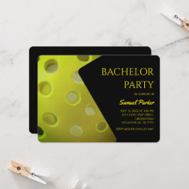 Invitación Fiesta de cumpleaños de béisbol deporte de soltero