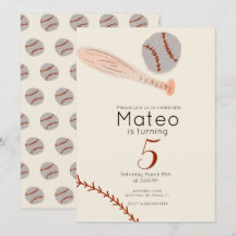 Fiesta de Cumpleaños de Béisbol Vintage
