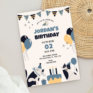 Invitación Fiesta de cumpleaños de Cat