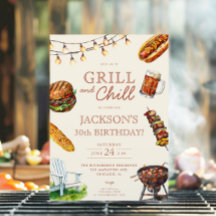 Fiesta de cumpleaños de cerveza Grill and Chill Ba