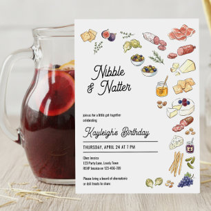 Invitación Fiesta de Cumpleaños de Charcutería Picoteo y Coti