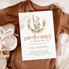 Invitación Fiesta de cumpleaños de Chica de conejo