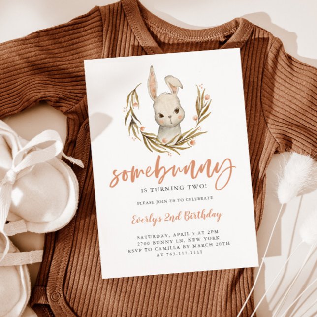 Invitación Fiesta de cumpleaños de Chica de conejo (Subido por el creador)