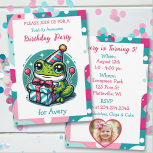 Invitación Fiesta de cumpleaños de Chica temática de rata