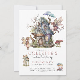 Invitación Fiesta de cumpleaños de chicas Fairy