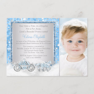 Invitación Fiesta de cumpleaños de Cinderella Princess