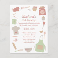 Fiesta de Cumpleaños de Cocina y Repostería Retro