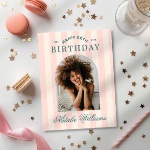 Invitación Fiesta de cumpleaños de cualquier edad Preppy Bien