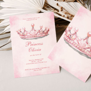 Invitación Fiesta de cumpleaños de cuento de hadas de la coro