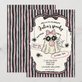 Invitación Fiesta de cumpleaños de Cute Costume Halloween