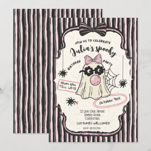 Invitación Fiesta de cumpleaños de Cute Costume Halloween