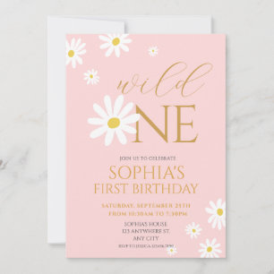 Invitación Fiesta de cumpleaños de Daisy Bohmian Wild Un prim