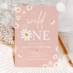 Invitación Fiesta de cumpleaños de Daisy Bohmian Wild Un prim<br><div class="desc">Daisy Birthday Party Bohmian Wild One First Birthday Invitación Todos los diseños son © PIXEL PERFECTION FIESTA LTD</div>